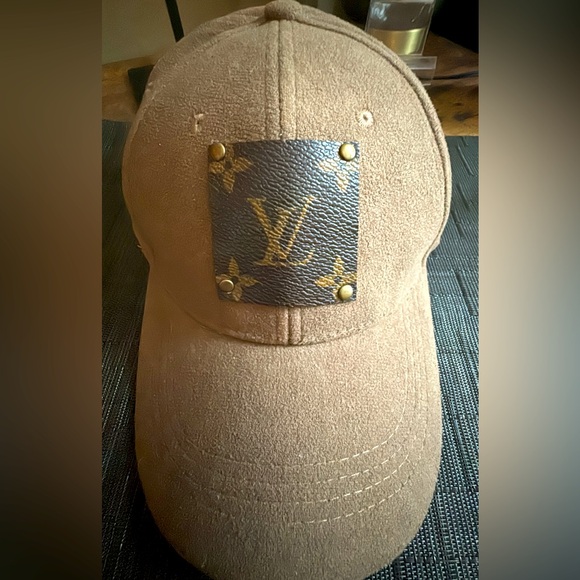New Luxe Baseball Cap - Handmade with Original Monogram Canvas - Unisex! - Picture 2 of 5